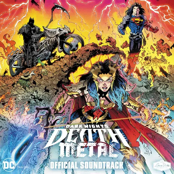 Album cover art for "Anything, Anything (Dark Nights: Death Metal)" by Grey Daze