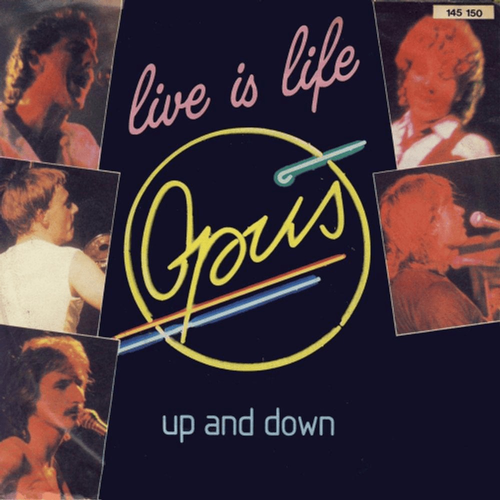 Album cover art for "Live Is Life" by Opus