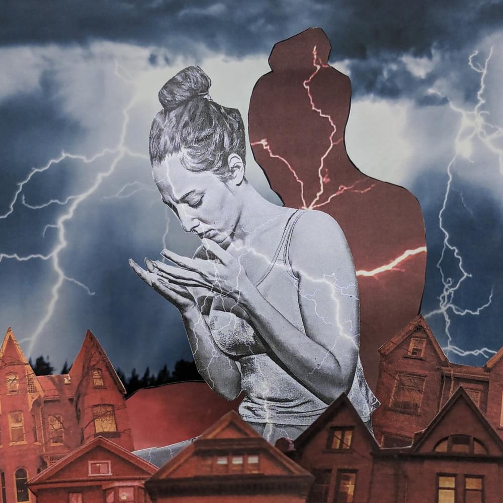 Album cover art for "The Shriek She Made When She Died Was Erased by the Sound of Lightning" by Venetian Snares