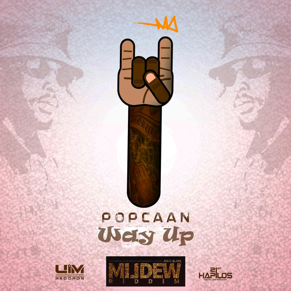 Album cover art for "Way Up" by Popcaan