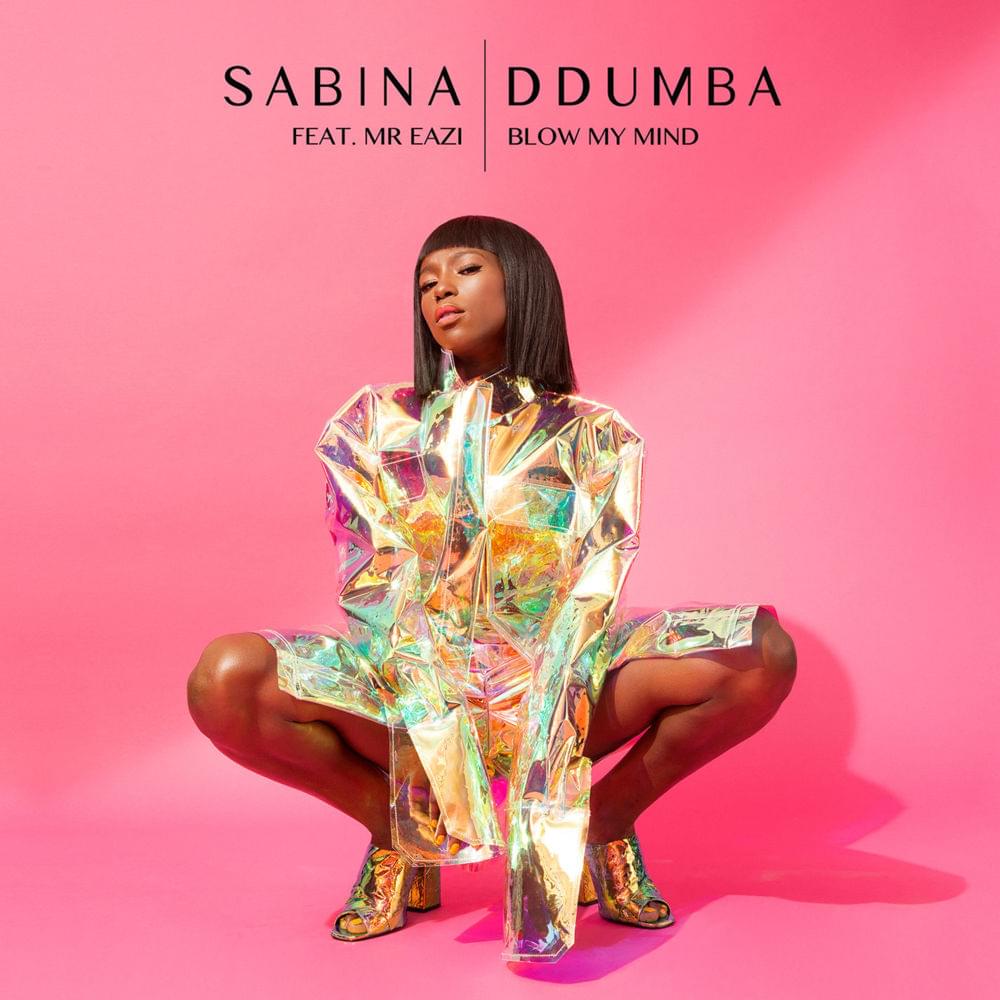 Album cover art for "Blow My Mind" by Sabina Ddumba & Mr Eazi