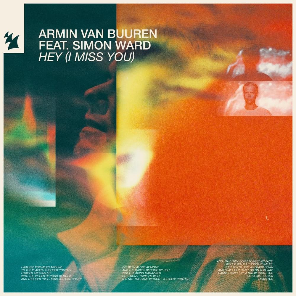 Album cover art for "Hey (I Miss You)" by Armin van Buuren & Simon Ward