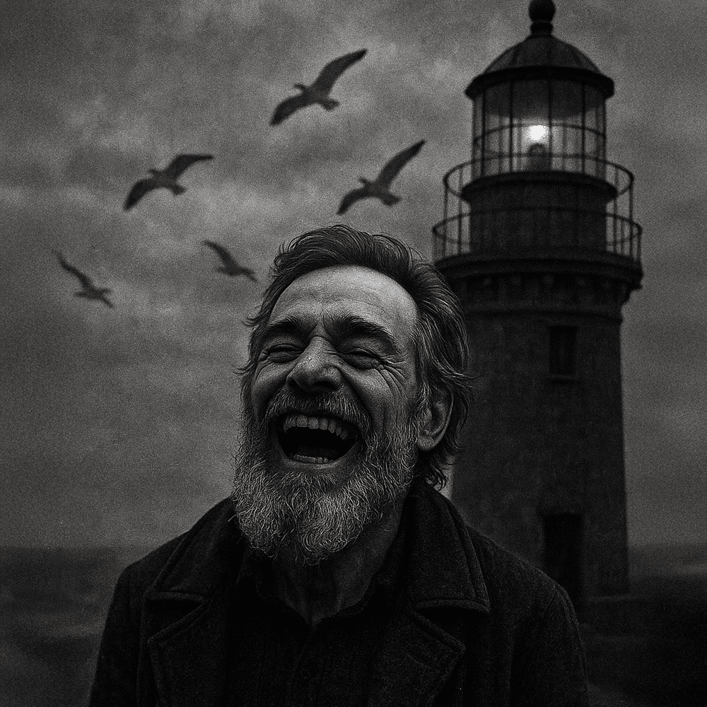 Album cover art for "Geceyarısı, Sisli Deniz..." by Teoman