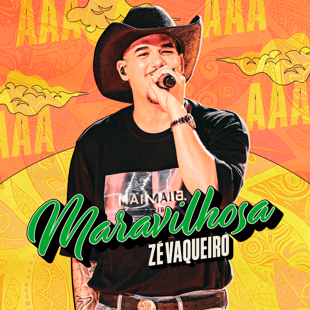 Album cover art for "Maravilhosa (Ao Vivo)" by Zé Vaqueiro