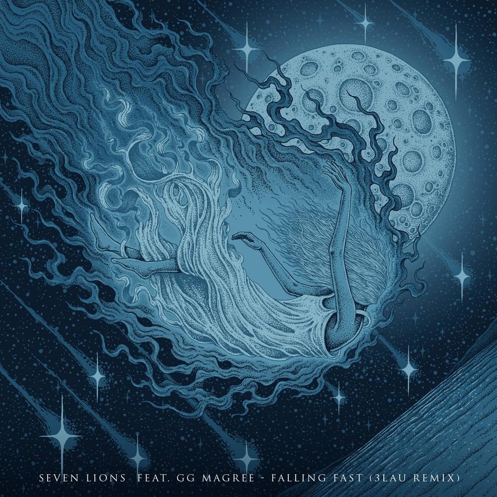 Album cover art for "Falling Fast (3LAU Remix)" by Seven Lions & GG Magree
