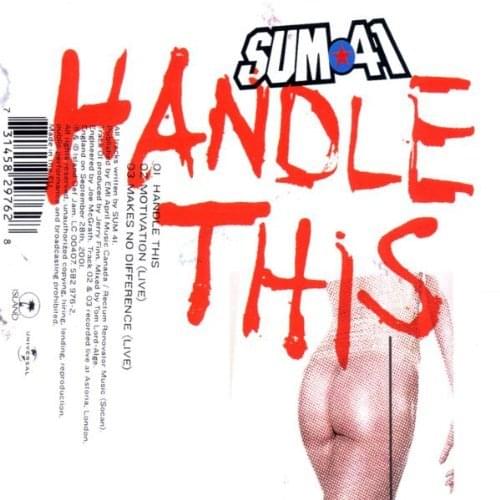 Album cover art for "Handle This" by Sum 41