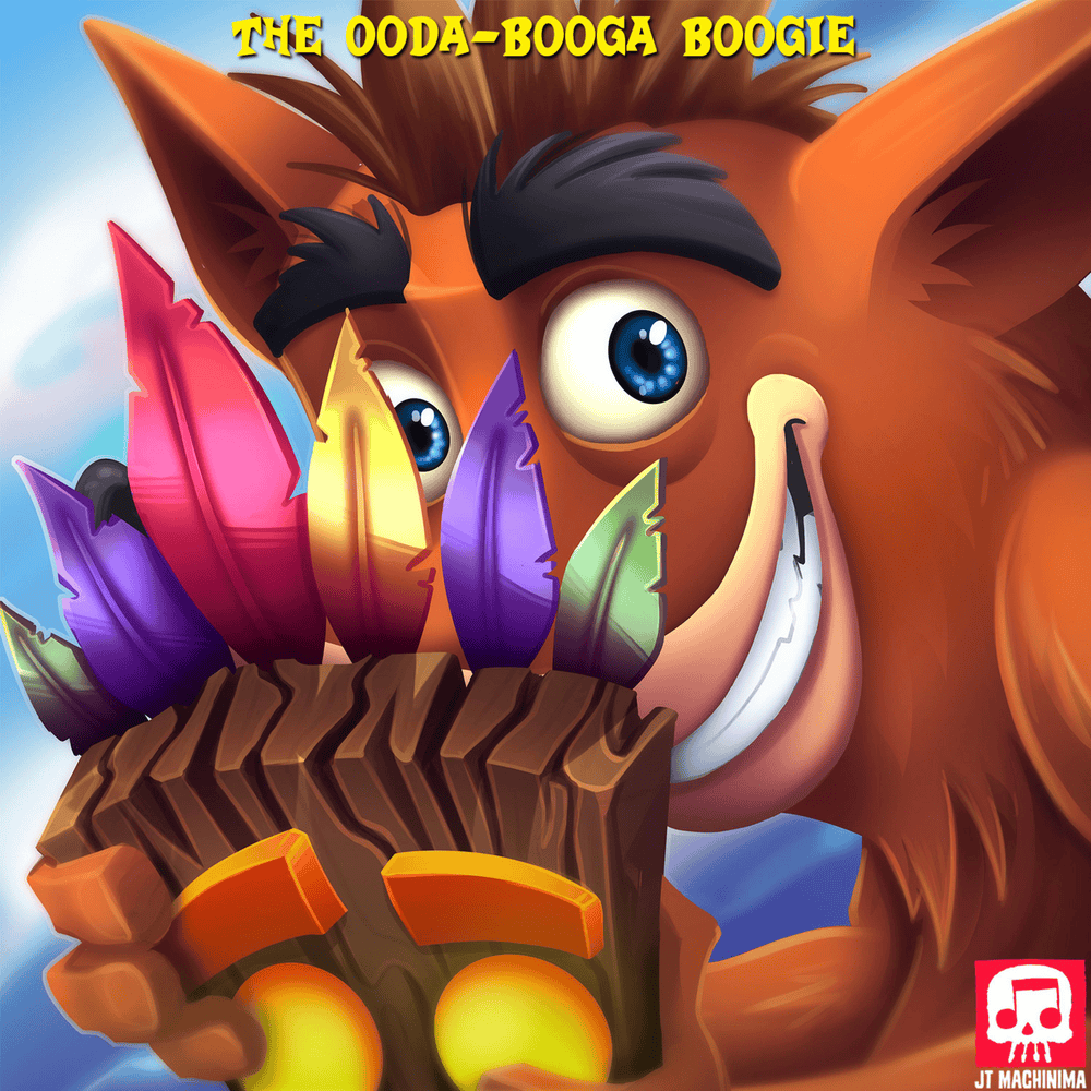 Album cover art for "The Ooda-Booga Boogie" by JT Music & Andrea Storm Kaden