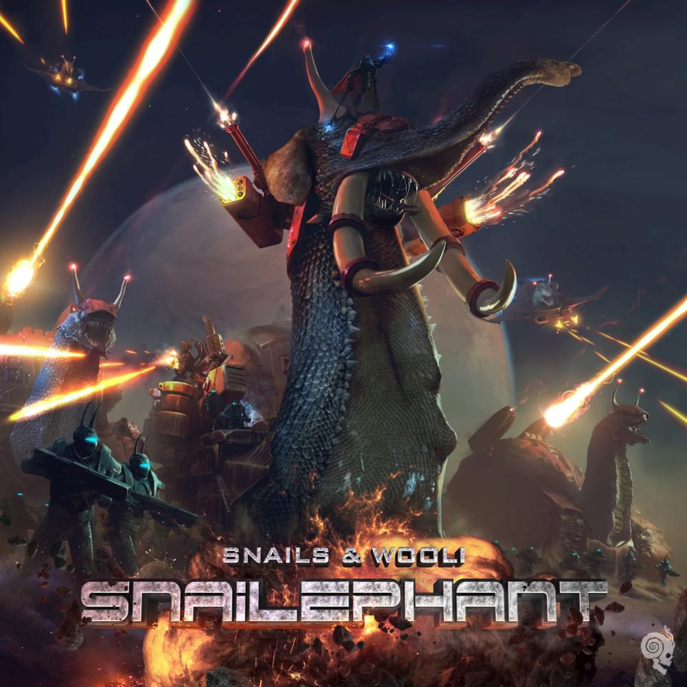 Album cover art for "Snailephant" by Snails
