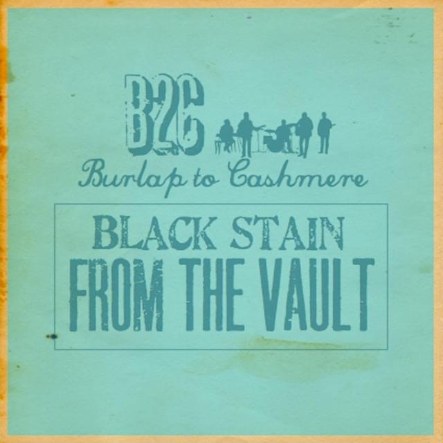 Album cover art for "Black Stain" by Burlap to Cashmere