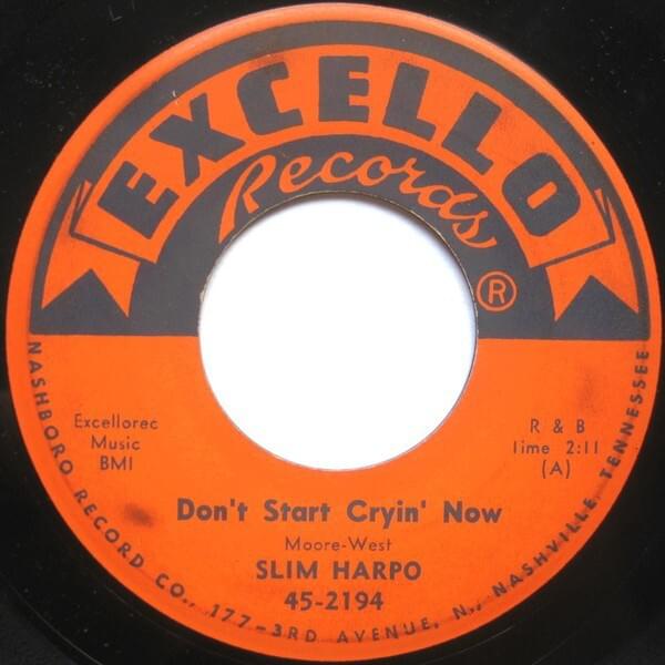 Cover image for Don’t Start Cryin’ Now/Rainin’ in My Heart (Single)