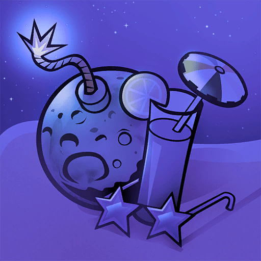 Album cover art for "Falling Stars" by Fortnite