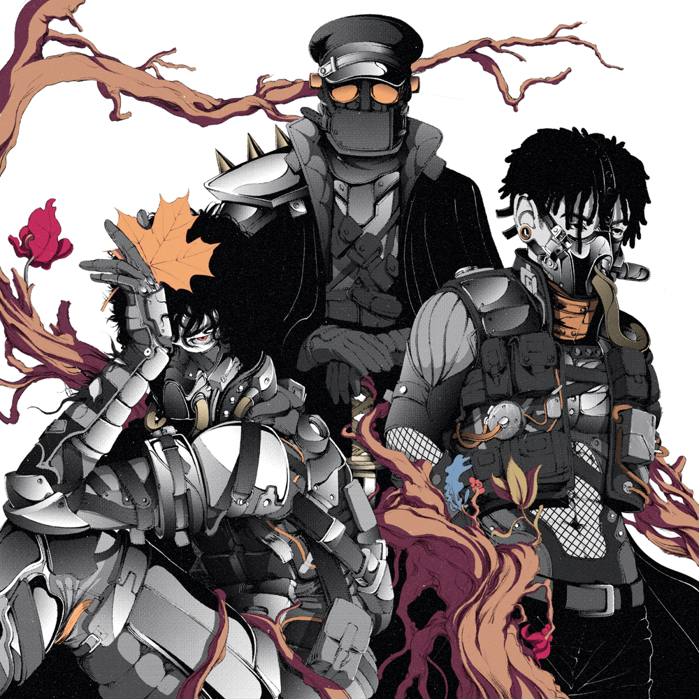 Album cover art for "LIKE YXU WXULD KNXW (AUTUMN TREES)" by CORPSE