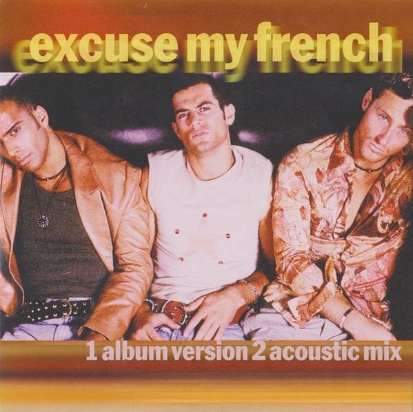 Album cover art for "Excuse My French" by 2 Be 3