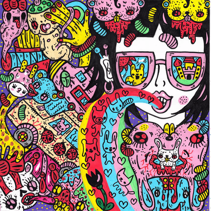 Album cover art for "risa" by Moon Mask
