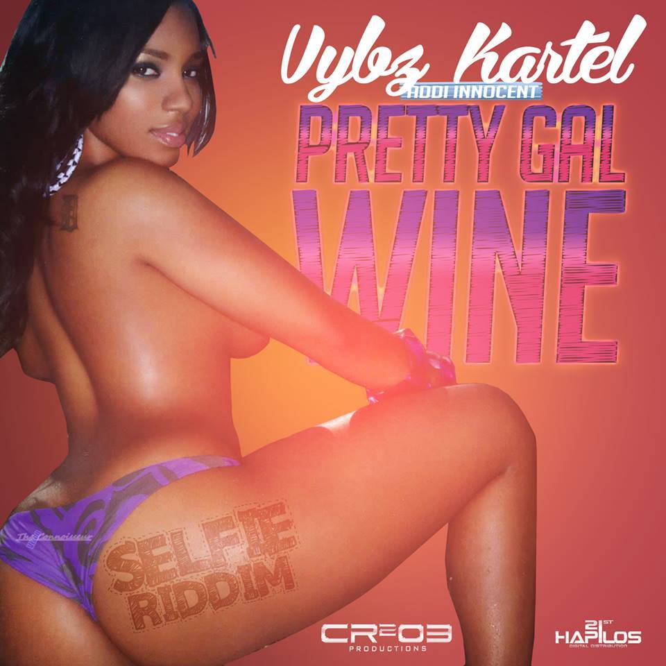 Album cover art for "Pretty Gal Wine" by Vybz Kartel