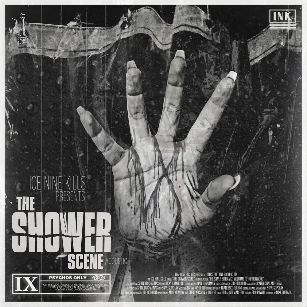 Album cover art for "The Shower Scene (Acoustic)" by Ice Nine Kills