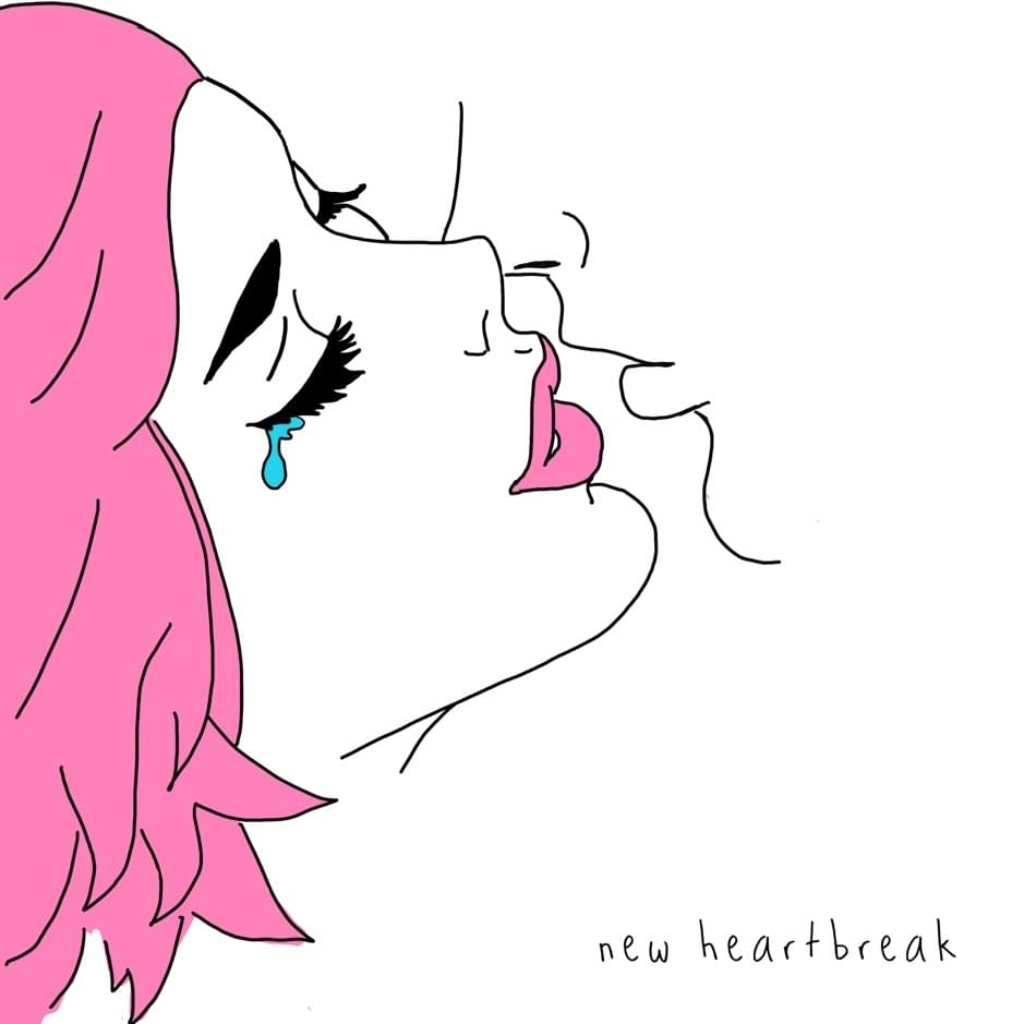 Album cover art for "new heartbreak" by sad alex