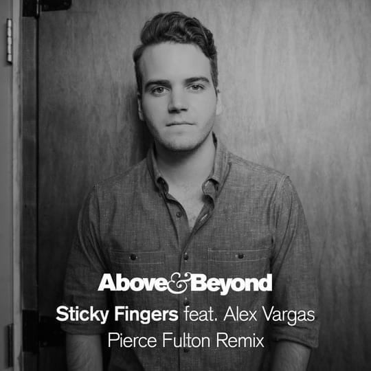 Album cover art for "Sticky Fingers (Pierce Fulton Remix)" by Above & Beyond & Alex Vargas