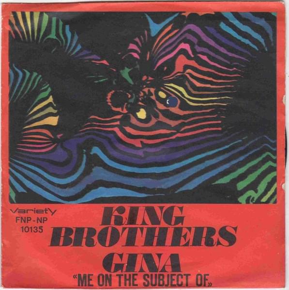 Album cover art for "Me (On the Subject of Gina)" by King Brothers