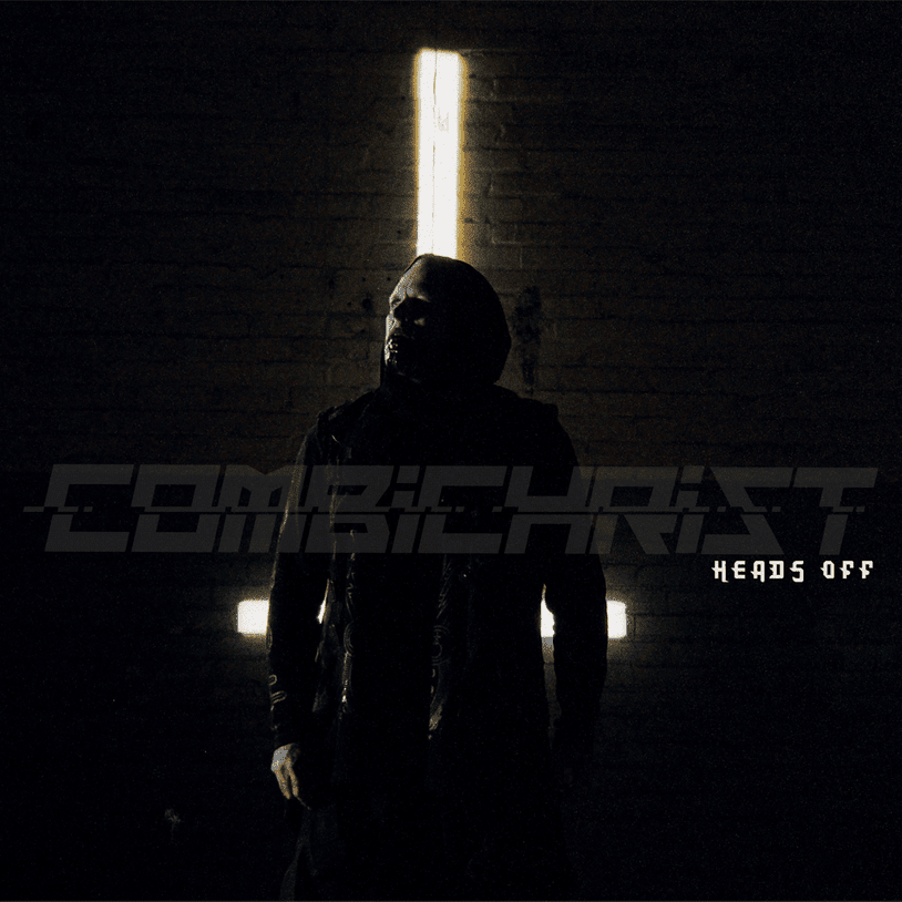 Album cover art for "Heads Off" by Combichrist
