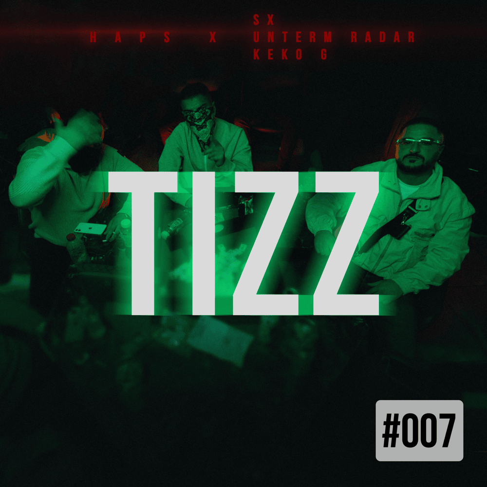 Album cover art for "Tizz" by Unterm Radar & Haps
