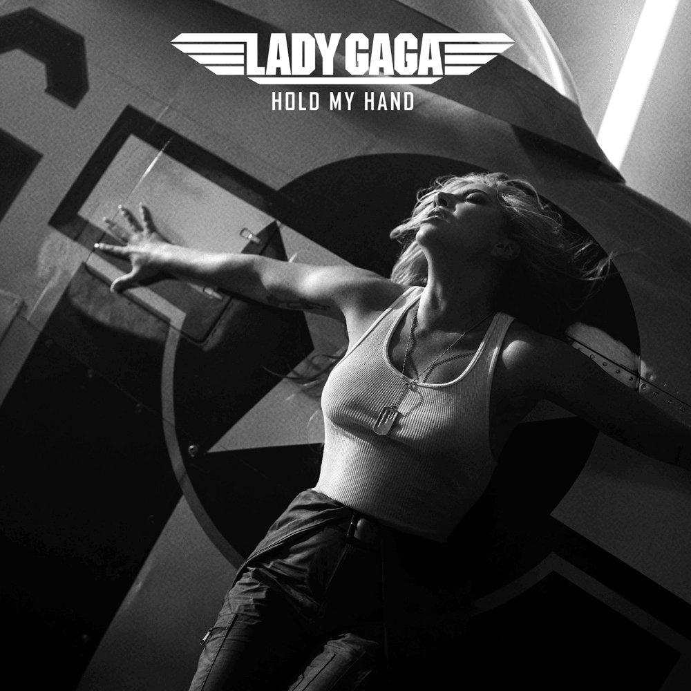 Album cover art for "Hold My Hand" by Lady Gaga