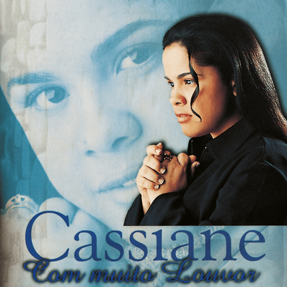 Album cover art for "Com Muito Louvor" by Cassiane