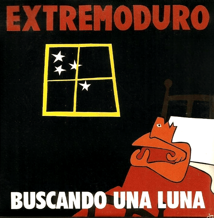 Album cover art for "Buscando una Luna" by Extremoduro