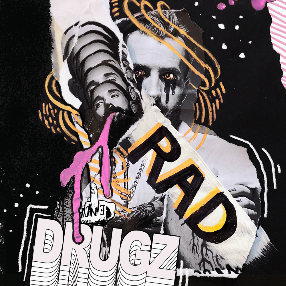 Album cover art for "Rad Drugz" by MISSIO