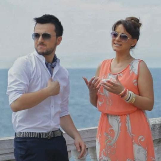 Album cover art for "So tebe poubav e denot" by Lozano & Aneta Micevska