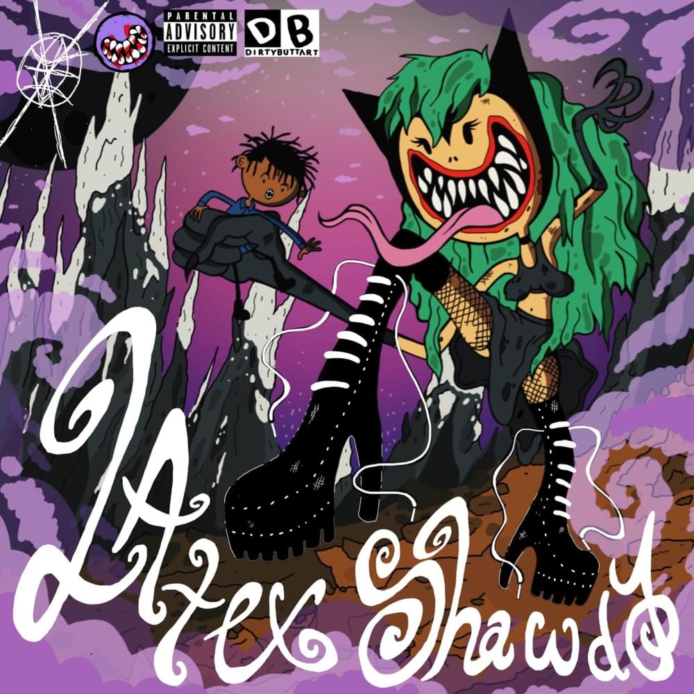 Album cover art for "Platform Thigh High Boots" by Sybyr