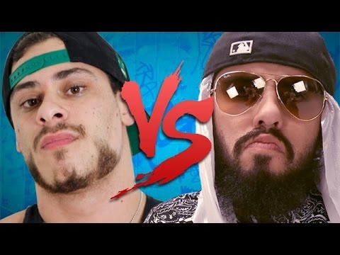 Album cover art for "Batalha de Youtubers: Léo Stronda vs Mussoumano" by MUSSA & Leo Stronda