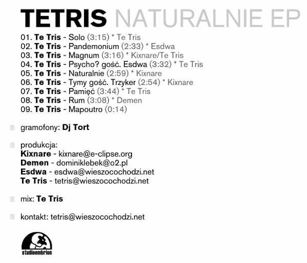 Album cover art for "Solo" by Te-Tris