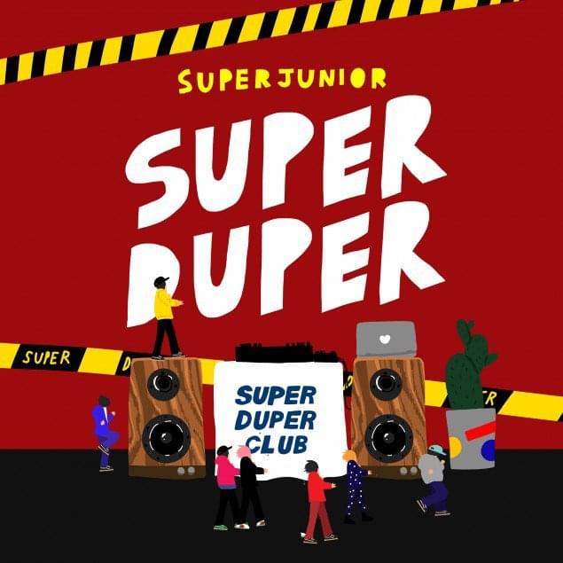 Album cover art for "Super Duper" by SUPER JUNIOR