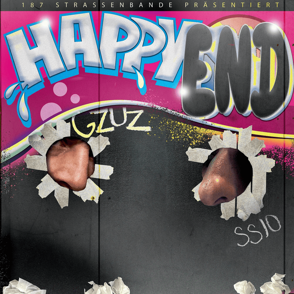 Album cover art for "Happy End ;)" by Gzuz