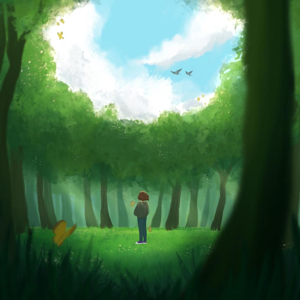 Album cover art for "Watching Clouds" by Hallow