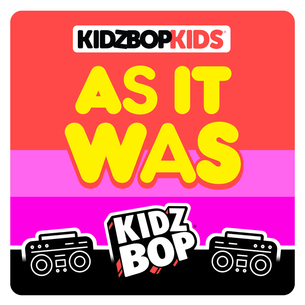 Album cover art for "As It Was" by KIDZ BOP Kids