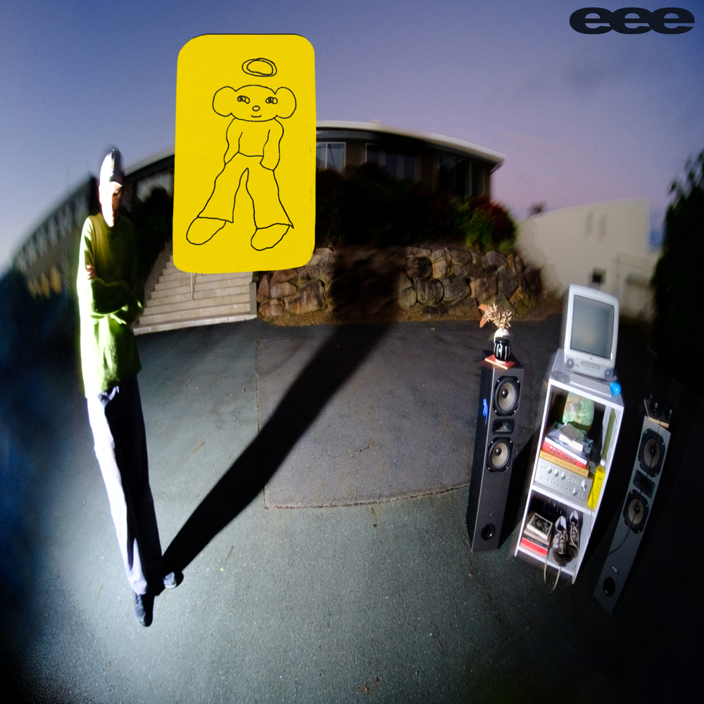 Album cover art for "​eee" by Golden Vessel & Abraham Tilbury & Rei So La