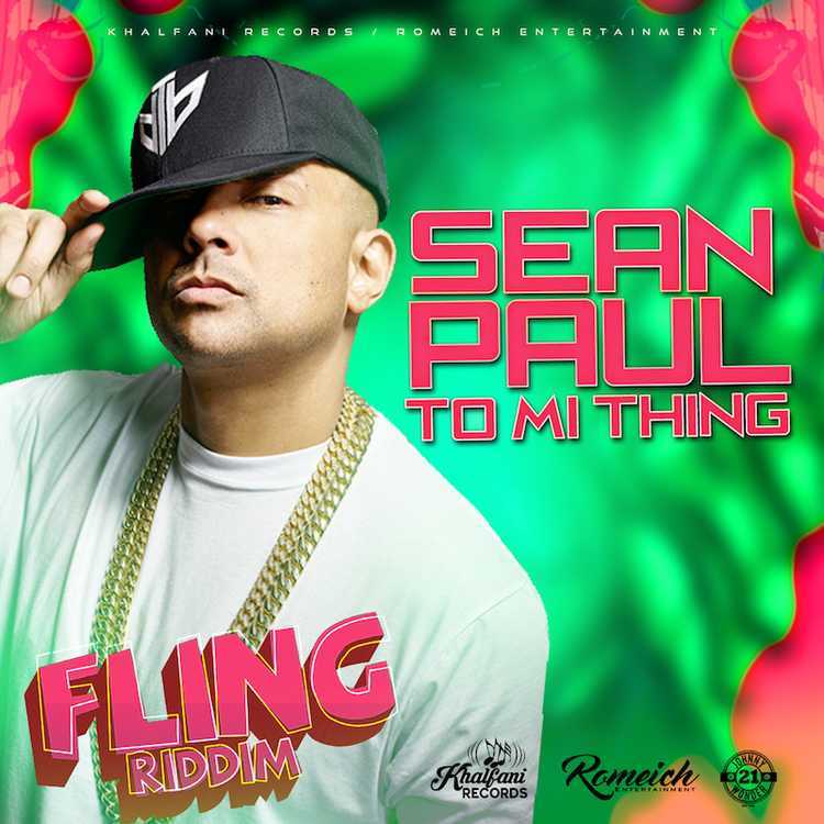 Album cover art for "To Mi Thing" by Sean Paul