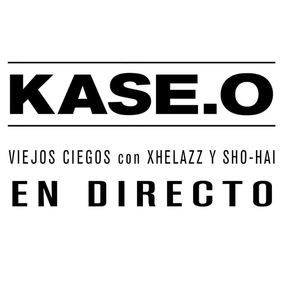 Album cover art for "Viejos Ciegos (En Directo)" by Kase.O & Xhelazz & Sho-Hai