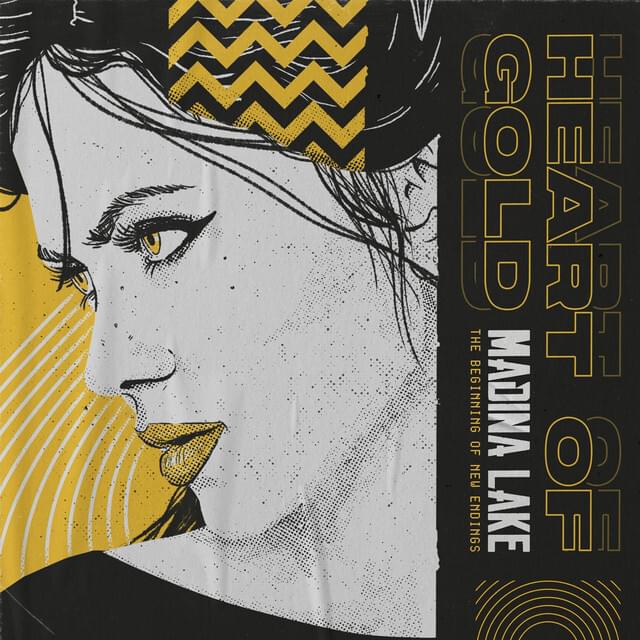 Album cover art for "Heart of Gold" by Madina Lake