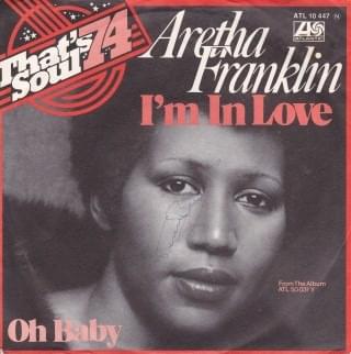 Album cover art for "I’m In Love" by Aretha Franklin