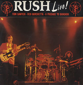 Album cover art for "A Passage to Bangkok" by Rush