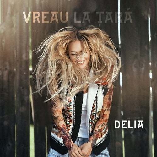 Album cover art for "Vreau la țară" by Delia