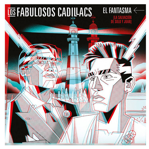 Album cover art for "Averno, el Fantasma" by Los Fabulosos Cadillacs