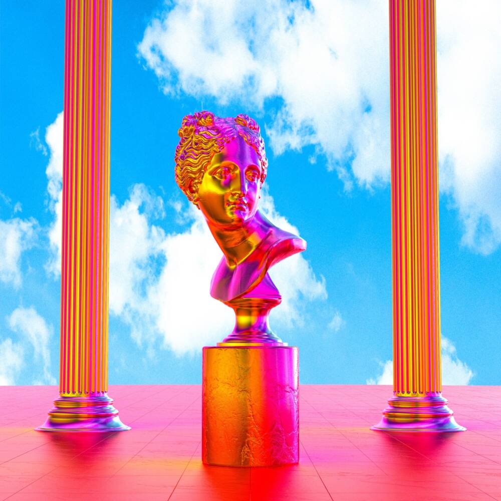 Album cover art for "In Her Eyes" by The Jungle Giants