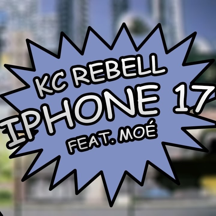 Album cover art for "iPhone 17" by KC Rebell & Moe Phoenix