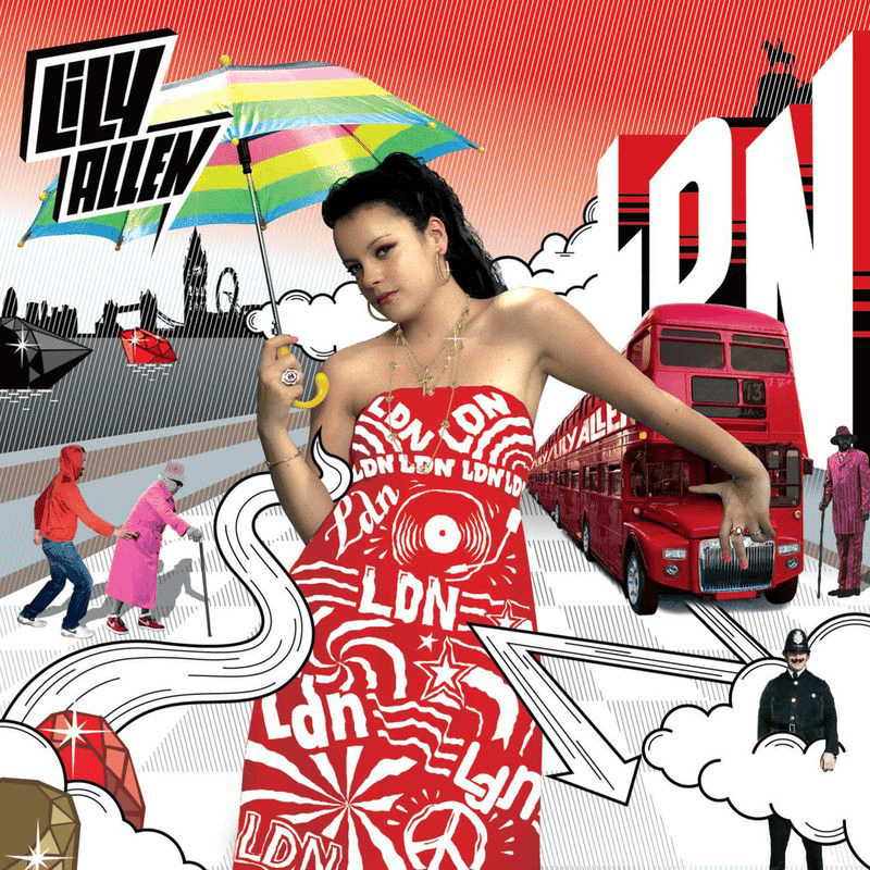 Album cover art for "Nan You’re a Window Shopper" by Lily Allen