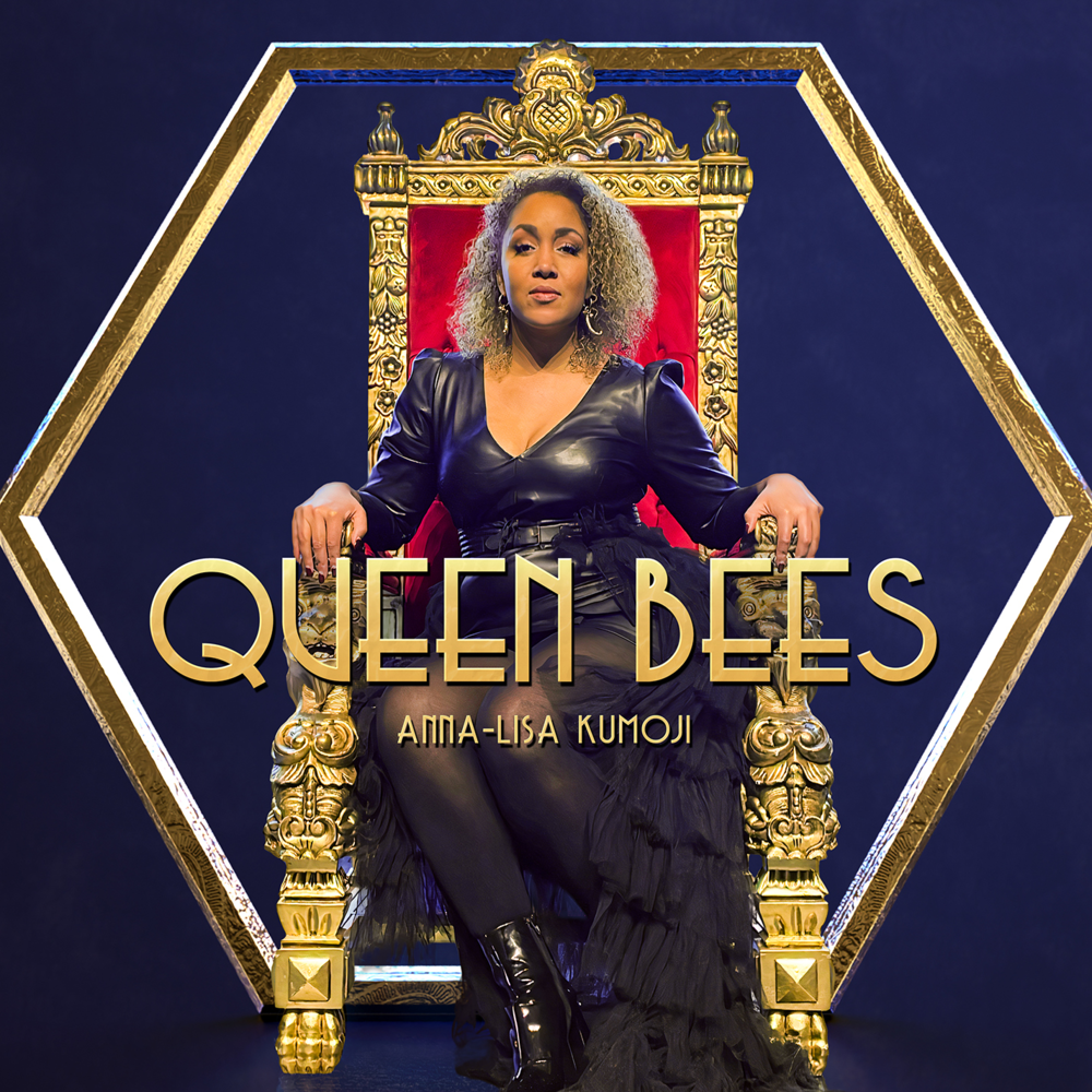 Album cover art for "Queen Bees" by Anna-Lisa Kumoji