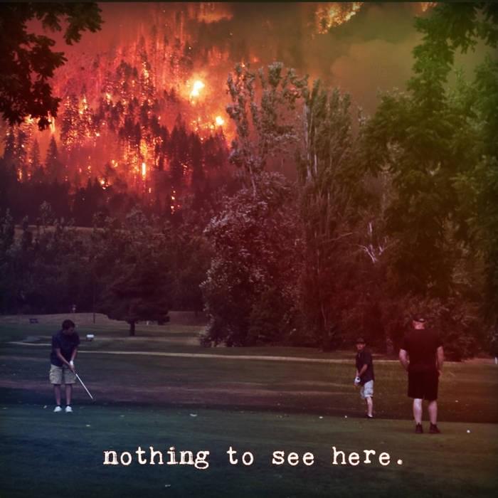 Album cover art for "Nothing To See Here" by B.Slade